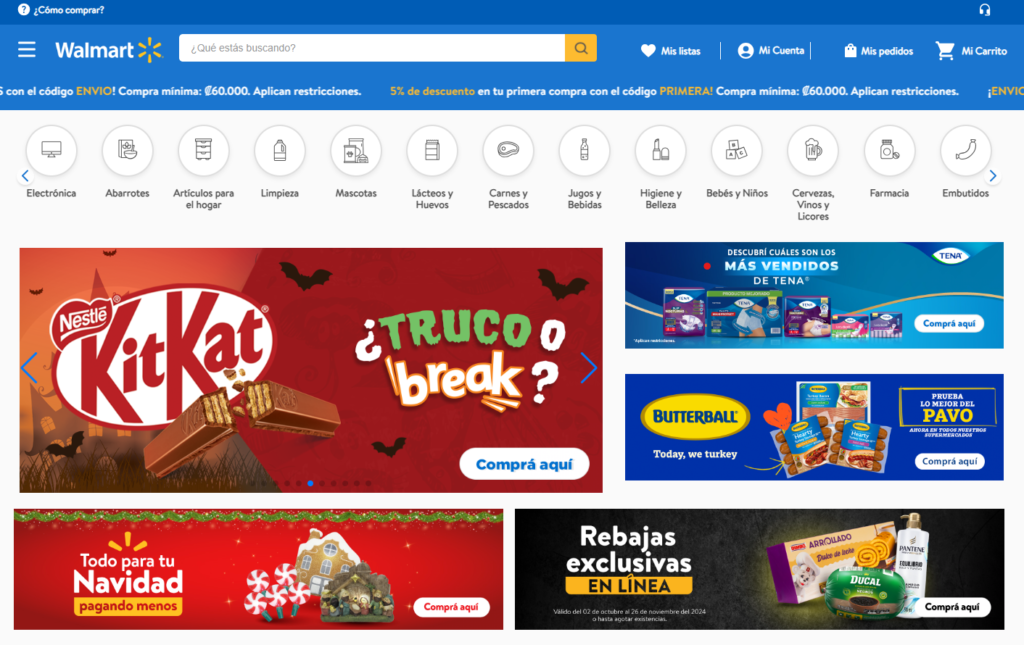 ecommerce de walmart costa rica